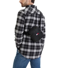 TOMMY HILFIGER TJ ESS DAILY PU Torba na ramię czarny - Torby na ramię męskie - 5