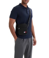 TOMMY HILFIGER TJ ESS DAILY Torba z nylonu pochodzącego z recyklingu czarny - Torby na ramię męskie - 5