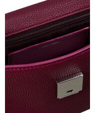 CALVIN KLEIN HARDWARE EMBLEM PEBB Torebka z paskiem na ramię kuszący r&oacute;ż - Torby damskie - 3