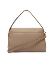 CALVIN KLEIN HARDWARE EMBLEM PEBB Torebka z paskiem na ramię pustynny szary - Torby damskie - 4