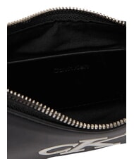 CALVIN KLEIN BOLD MONOGRAM Mała torba na ramię czarno-biały - Torby damskie - 4