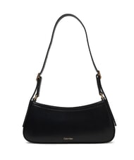 CALVIN KLEIN HARDWARE MONOGRAM Torba na ramię na czarno - Torby damskie - 3