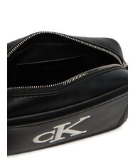 CALVIN KLEIN BOLD MONOGRAM Mała torba na ramię czarno-biały - Torby damskie - 4