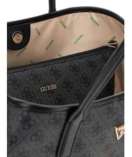 GUESS ECO VICTTORIA Torba na ramię logo kości - Torby damskie - 3