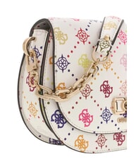 GUESS EMELIE LOGO Torba na ramię wiele logo - Torby damskie - 5