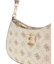 GUESS EMELIE LOGO Torba na ramię logo ciasteczek - Torby damskie - 5