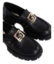 GAUD&Igrave; ARIEL Mokasyny sk&oacute;rzane CZARNY - Buty damskie - 3