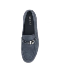 GUESS HEAWS Mokasyny sk&oacute;rzane niebieski - Buty damskie - 4