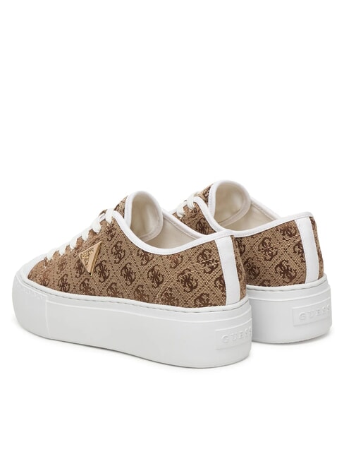 JOEZI4 Adidasy Beżowy/Brązowy - Buty damskie