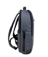 PIQUADRO BRIEF 2 Plecak na laptopa z tkaniny z recyklingu szary - Plecaki na laptopa do pracy - 3