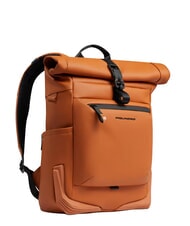 PIQUADRO CORNER SPECIALE GOMMATO Plecak z rolowaną g&oacute;rą na laptopa 15,6" - Plecaki na laptopa do pracy