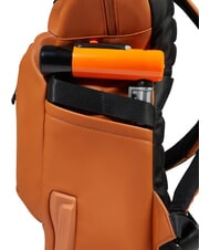 PIQUADRO CORNER SPECIALE GOMMATO Plecak z rolowaną g&oacute;rą na laptopa 15,6" SK&Oacute;RA - Plecaki na laptopa do pracy - 5