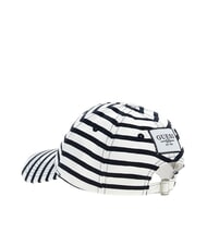 GUESS CECILIA STRIPED MARINA Czapka z daszkiem - Włosy