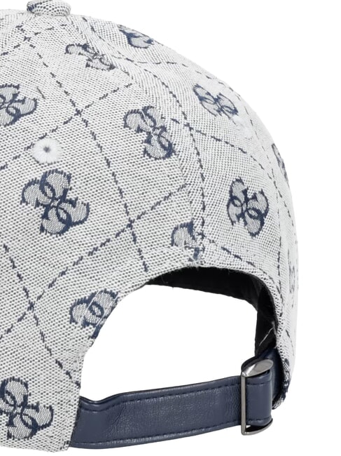 4G JACQUARD Czapka baseballowa niebieskie logo 4G - Włosy