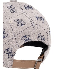 GUESS 4G JACQUARD Czapka baseballowa 4g pł&oacute;tno jacq velve - Włosy - 2