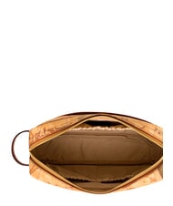 ALVIERO MARTINI PRIMA CLASSE GEO CLASSIC Duża kosmetyczka z mieszanej sk&oacute;ry NATURALNY - Kosmetyczka - 3