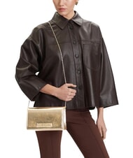 LOVE MOSCHINO SMART DAILY Kopert&oacute;wka z łańcuszkiem platyna - Torby damskie - 2