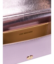 LOVE MOSCHINO SMART DAILY Kopert&oacute;wka z łańcuszkiem r&oacute;ża - Torby damskie - 6