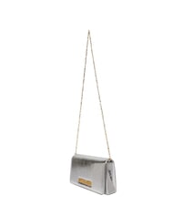 LOVE MOSCHINO SMART DAILY Kopert&oacute;wka z łańcuszkiem srebrny - Torby damskie - 4