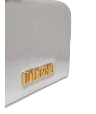 LOVE MOSCHINO SMART DAILY Kopert&oacute;wka z łańcuszkiem srebrny - Torby damskie - 5