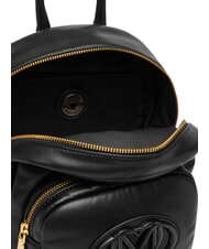 LOVE MOSCHINO PILLOW Plecak z kieszenią przednią Czarny - Torby damskie - 5
