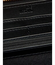 LOVE MOSCHINO BOLD LOVE Portfel Zip Czarny - Portfele damskie - 6