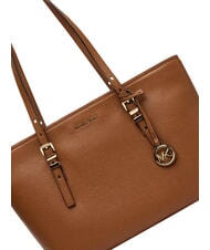 MICHAEL KORS QUINN Średniej wielkości sk&oacute;rzana torba na zakupy bagaż - Torby damskie - 5