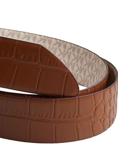 BELT Pasek sk&oacute;rzany brązowy - Paski