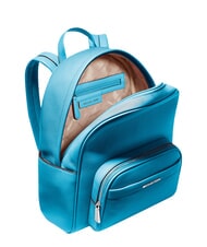 MICHAEL KORS BEX Plecak z kieszenią z przodu, ze sk&oacute;ry Santorini Blue - Torby damskie - 3
