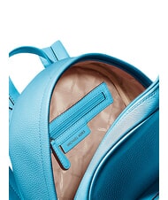 MICHAEL KORS BEX Plecak z kieszenią z przodu, ze sk&oacute;ry Santorini Blue - Torby damskie - 4