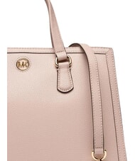 MICHAEL KORS CHANTAL Torebka z paskiem na ramię, ze sk&oacute;ry miękki r&oacute;ż - Torby damskie - 7