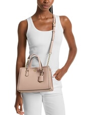 MICHAEL KORS CHANTAL Torebka z paskiem na ramię, ze sk&oacute;ry miękki r&oacute;ż - Torby damskie - 2