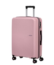 AMERICAN TOURISTER SUMMER HIT Zestaw w&oacute;zk&oacute;w kabinowych + średnich + dużych kwiat r&oacute;żowy - Zestaw w&oacute;zk&oacute;w - 4