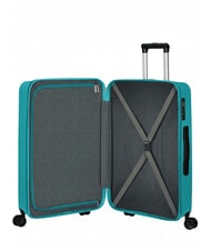 AMERICAN TOURISTER SUMMER HIT Zestaw w&oacute;zk&oacute;w kabinowych + średnich + dużych turkus - Zestaw w&oacute;zk&oacute;w - 3