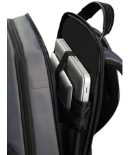 SAMSONITE URBAN-EYE Plecak na laptopa 14,1" szary/koniak - Plecaki na laptopa do pracy - 5