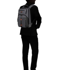 SAMSONITE URBAN-EYE Plecak na laptopa 14,1" szary/koniak - Plecaki na laptopa do pracy - 6