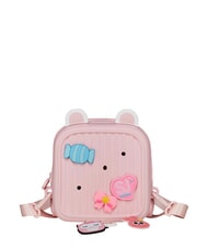 SJGANG GIRLY PINS Mini plecak z wyjmowanymi szpilkami LIZAK R&Oacute;ŻOWY        - Plecaki szkolne i rekreacyjne - 5
