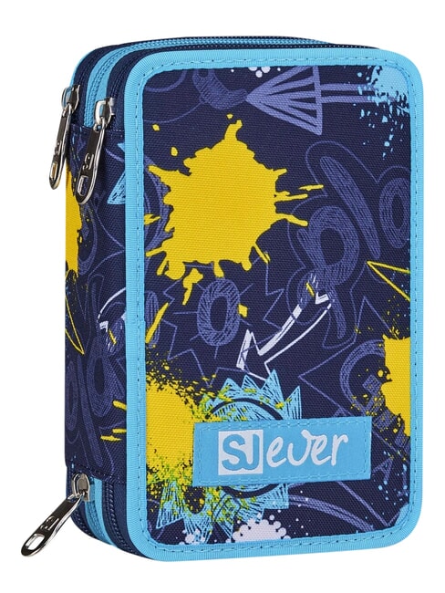 SJ EVER Pi&oacute;rnik z 3 zamkami błyskawicznymi dzwonek turkusowy - Pi&oacute;rniki i akcesoria