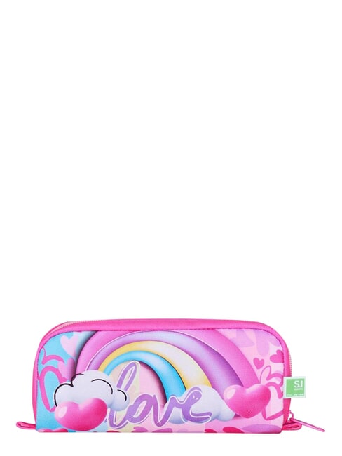 FLYUNICORN GIRL Etui na kopertę fuksja fluorescencyjna - Pi&oacute;rniki i akcesoria