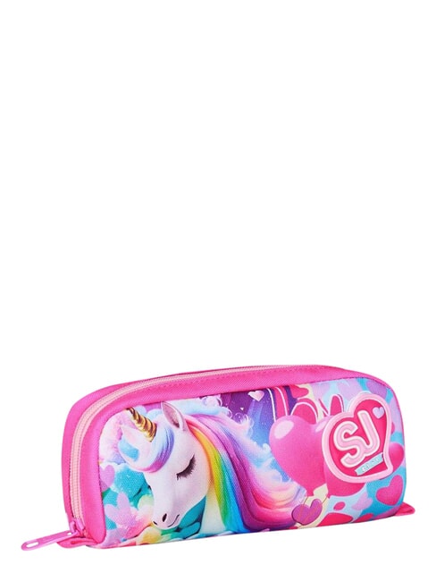 FLYUNICORN GIRL Etui na kopertę fuksja fluorescencyjna - Pi&oacute;rniki i akcesoria