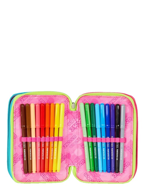WRITE DOWN Pi&oacute;rnik z 3 zamkami błyskawicznymi fuksja fluorescencyjna - Pi&oacute;rniki i akcesoria