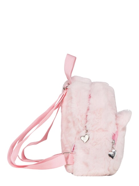 PLUSHY ANIMALS Mini plecak futrzany r&oacute;żowa lalka - Plecaki szkolne i rekreacyjne