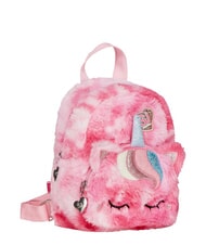 SJGANG PLUSHY ANIMALS Mini plecak futrzany FUKSJA CUKROWĄ - Plecaki szkolne i rekreacyjne - 3
