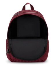 KIPLING DELIA M Plecak bordowe płytki żakardowe - Plecaki szkolne i rekreacyjne - 4