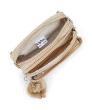 KIPLING ABANU  Mini torba błyszczący beż - Torby damskie - 4