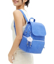 KIPLING CITY ZIP S Plecak z klapką niebieski koktajl - Torby damskie - 4