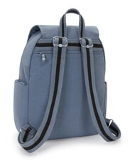 KIPLING CITY ZIP S Plecak z klapką niebieski kamień - Torby damskie - 2