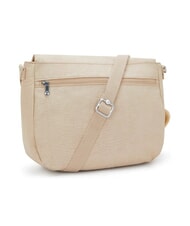 KIPLING EARTHBEAT M Torba na ramię błyszczący beż - Torby damskie - 4