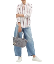 KIPLING ART MINI Torba zakupowa z paskiem na ramię zapraszająca szarość - Torby damskie - 5