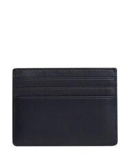 TOMMY HILFIGER TH EMBOSSED Etui na karty kredytowe, sk&oacute;rzane kosmiczny niebieski - Portfele męskie - 2